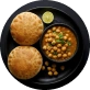 Poori (2pc) with Channa Masala